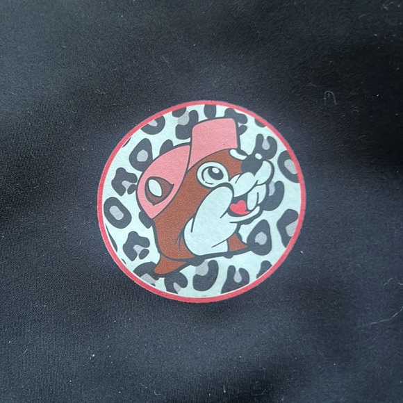 Buc-ees color Beaver Logo High Rise Active Leggings with side Pockets Size M - Picture 4 of 6